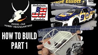 How To Build The New Salvinos JR Models NASCAR Next Gen Camaro Part 1 Ep203 [upl. by Martres]