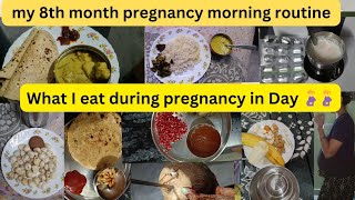 My 8th Months Pregnancy Morning to Nights Routine 🤰🏻What I eat in Day During Pregnancy pregnancy [upl. by Isobel]