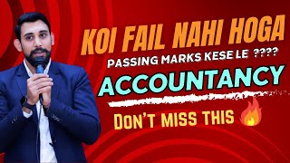 How to get Passing Marks in Accountancy Exam  Backbenchers Strategy  Class 12  Boards 2024 [upl. by Dekow]