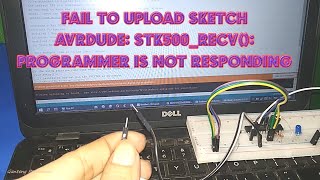 Arduino Minicore ATmega8 Uploading Blink Sketch via USB to RS232 TTL Serial UART Adapter Converter [upl. by Ajssatsan]