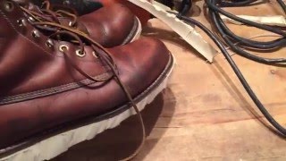 DIY Work Boot Resole Part III Wolverine Boots [upl. by Galatia]