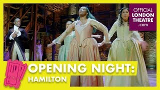 Opening Night Hamilton [upl. by Oigroig]