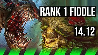 FIDDLESTICKS vs IVERN JGL  Rank 1 Fiddle 627  EUNE Challenger  1412 [upl. by Yrocaj]