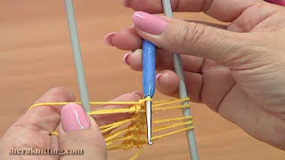 How To Crochet Hairpin Lace Braid Tutorial 13 Crochet Basic Hairpin Strip [upl. by Noral]