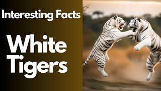 Fun Facts about White Tiger White Tiger Facts For Children [upl. by Mossolb]