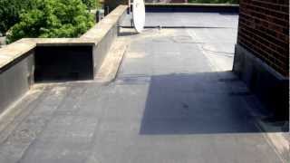 5 Year old EPDM rubber roof inspection [upl. by Tioneb566]