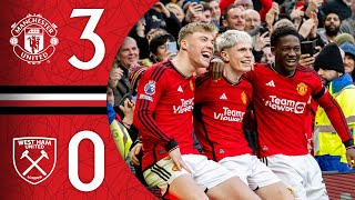 The Future Is Bright ✨🤩  Man Utd 30 West Ham  Highlights [upl. by Budd]