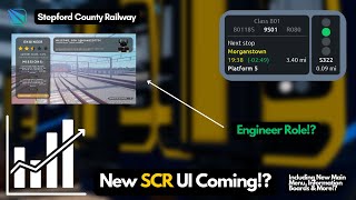 CONCEPT Stepford County Railway  Sneak Peek  Engineer Role  New InGame UI [upl. by Jannel]