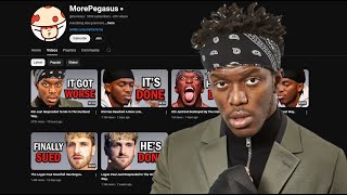 KSI Reacts To MorePegasus Making Videos About Him Hilarious [upl. by Sackman]