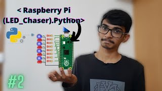 Raspberry Pi led chaser  Python  Tamil  Technical Tamizha [upl. by Starbuck600]