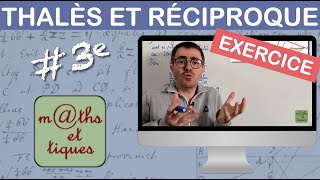 Appliquer le théorème de Thalès 2  Troisième [upl. by Emelin31]