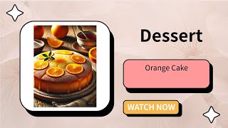 Orange Cake Recipe [upl. by Helbon]