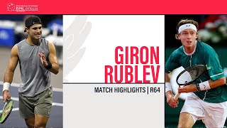 Andrey Rublev  Marcos Giron  ROME R64  Match Highlights IBI24 [upl. by Gisele771]