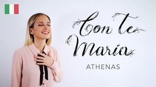 Athenas  Con Te Maria  Musica Cattolica Contigo Maria en italiano [upl. by Laicram]