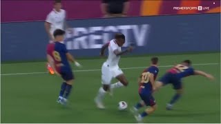 Rafael Leao vs Barcelona  06082024  Friendly Match [upl. by Alysoun]