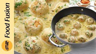 Afghani White Kofta Gravy Recipe by Food Fusion [upl. by Aznarepse490]