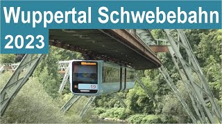 Wuppertal Schwebebahn Suspension Railway 2023 [upl. by Kries]