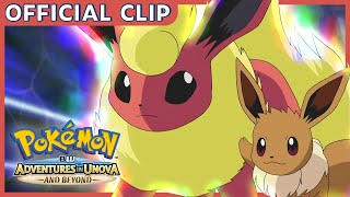 Team Eevee  Pokémon BW Adventures in Unova and Beyond  Official Clip [upl. by Alleon]