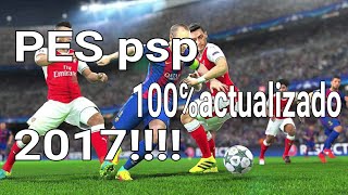 PES 2017 PPSSPP ACTUALIZADODESCARGA POR MEDIAFIRE [upl. by Ehpotsirhc854]