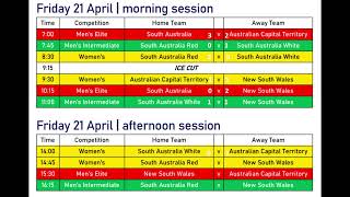 Broomball Australia Nationals 2023  Day 1 Session 2 [upl. by Maribelle]