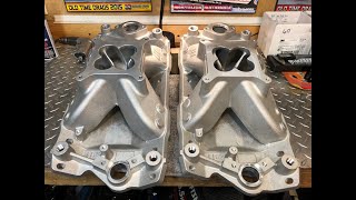 Ported AFR Eliminator 4811 Intake Manifold vs Stock [upl. by Raycher]