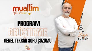 01 KPSS Eğitim Bilimleri  Program Geliştirme Genel Tekrar Soru Çözüm  Ziya SÜMER [upl. by Mcgean]