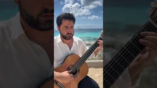 Bach on the beach 🎻🏝️ J S Bach  “Bourree in eminor BWV 996” guitarraclasica guitar [upl. by Olimreh853]