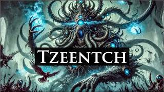 Tzeentch and His Daemons God of Knowledge and Ambition l Warhammer 40k Lore [upl. by Mikahs]