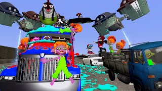 The road to Splatsville Part 2 Splatoon Gmod Animation [upl. by Nesnah]