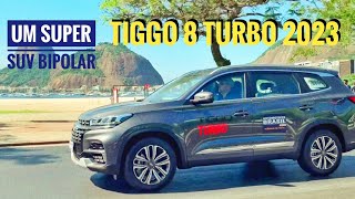 Chery Tiggo 8 Turbo Gdi 2023  Teste completo 1ª Parte definitivamente venci meu preconceito [upl. by Riorsson]