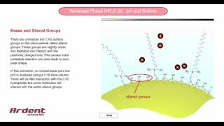 Reversed Phase HPLC 26  Bases and Silanol Groups [upl. by Loux]