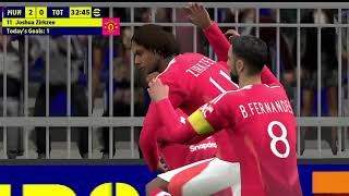 Manchester United Vs Tottenham 03 Resumen Highlights English Premier Leauge 2024 [upl. by Zoba]