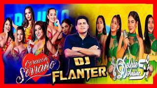 Mix Cumbias PERUANAS BAILABLE 2023  💓💓 Corazon Serrano amp Deleites Andinos  FLANTER MUSIC AMBATO [upl. by Eidas900]