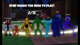 Rainbow Friends WITH ALL 7 RAINBOW FRIENDS  Roblox [upl. by Ayama146]