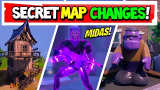 Fortnite  All Season 4 SECRET MAP CHANGES  quotMidas Revengequot Week 9 v1440 Xbox PS5 PC [upl. by Alin]