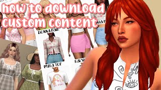 How to download amp install mods for beginners  The Sims 4 [upl. by Krystal]