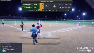 TX Voodoo  Parrish vs SanAngelo Lady Cats 20240727 [upl. by Lotsyrc]