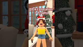 15th LAST Bloxburg Elf Location  Trophy ELF HUNT 2023 roblox bloxburgelf [upl. by Akirea]