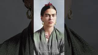 Frida Kahlo by Guillermo Kahlo 1932  From Black and White to Color [upl. by Derrej]