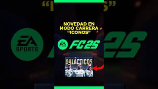 NOVEDAD de FC 25 MODO CARRERA JUGADOR con ICONOS ✅ [upl. by Aihsekal956]