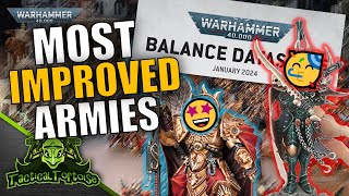 The Most Improved 40k Armies January 2024 Update  Warhammer 40k News [upl. by Cherilyn568]