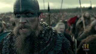 Vikings  The Greath Heathen Army Battle 1 Season 4B Official Scene 4x18 HD [upl. by Ecela]