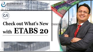 WHATS NEW IN ETABS V20 [upl. by Drofdeb]