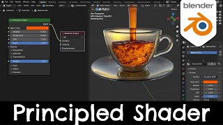 Principled BSDF Shader  Blender 41 Tutorial [upl. by Bree]