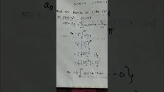 Fourier series problems  sequence and series  linear algebra and calculus  study spot [upl. by Casimire]