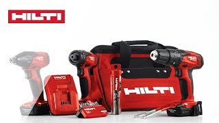 INTRODUCING the new Hilti family of cordless 12V drill drivers and impact drivers [upl. by Amarillis]