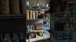 Unbox my Stainless Steel Pantry for My Small Space 🩶 Minimalist amp Stylish Storage [upl. by Novar]