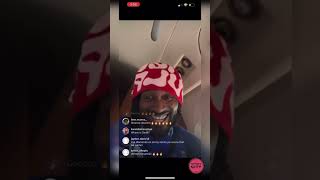 LIL DURK DISSES FYNDEE BOY “ LOOK AT FYNDEE BOY HE TOUCH ON LIL BOYS THAT BOY A PLE “ ON IG LIVE [upl. by Natelson]