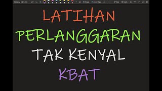 Fizik Tingkatan 4 Bab 2 KBSM Latihan Perlanggaran Tidak Kenyal KBAT [upl. by Christan]