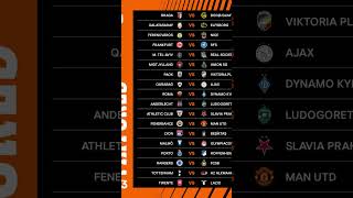 EUROPA LEAGUE MATCHDAY 3 PREDICTIONS europaleague uel2024 [upl. by Anavas]